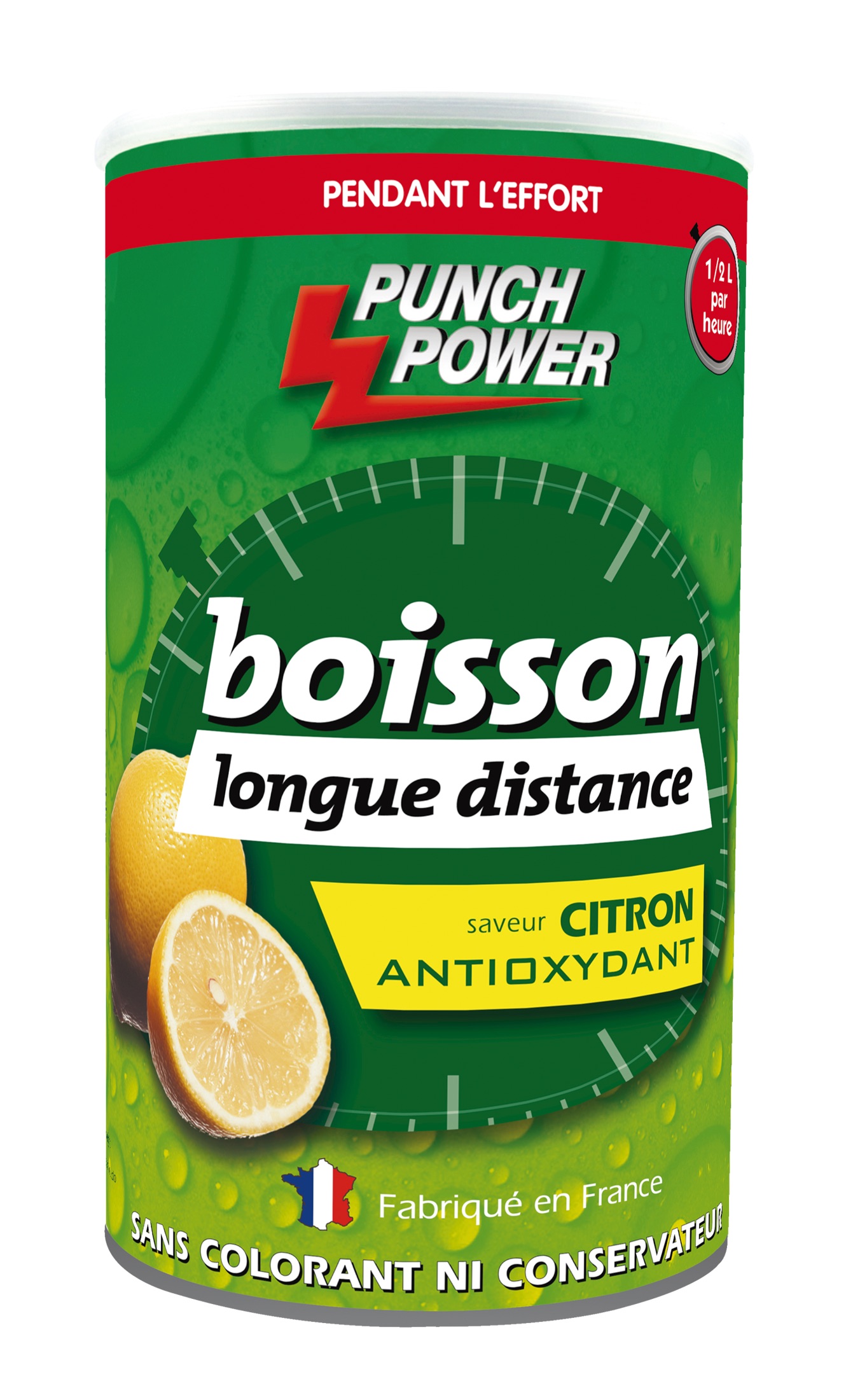 Punch Power Boisson énergétique longue distance antioxydant Citron 500g