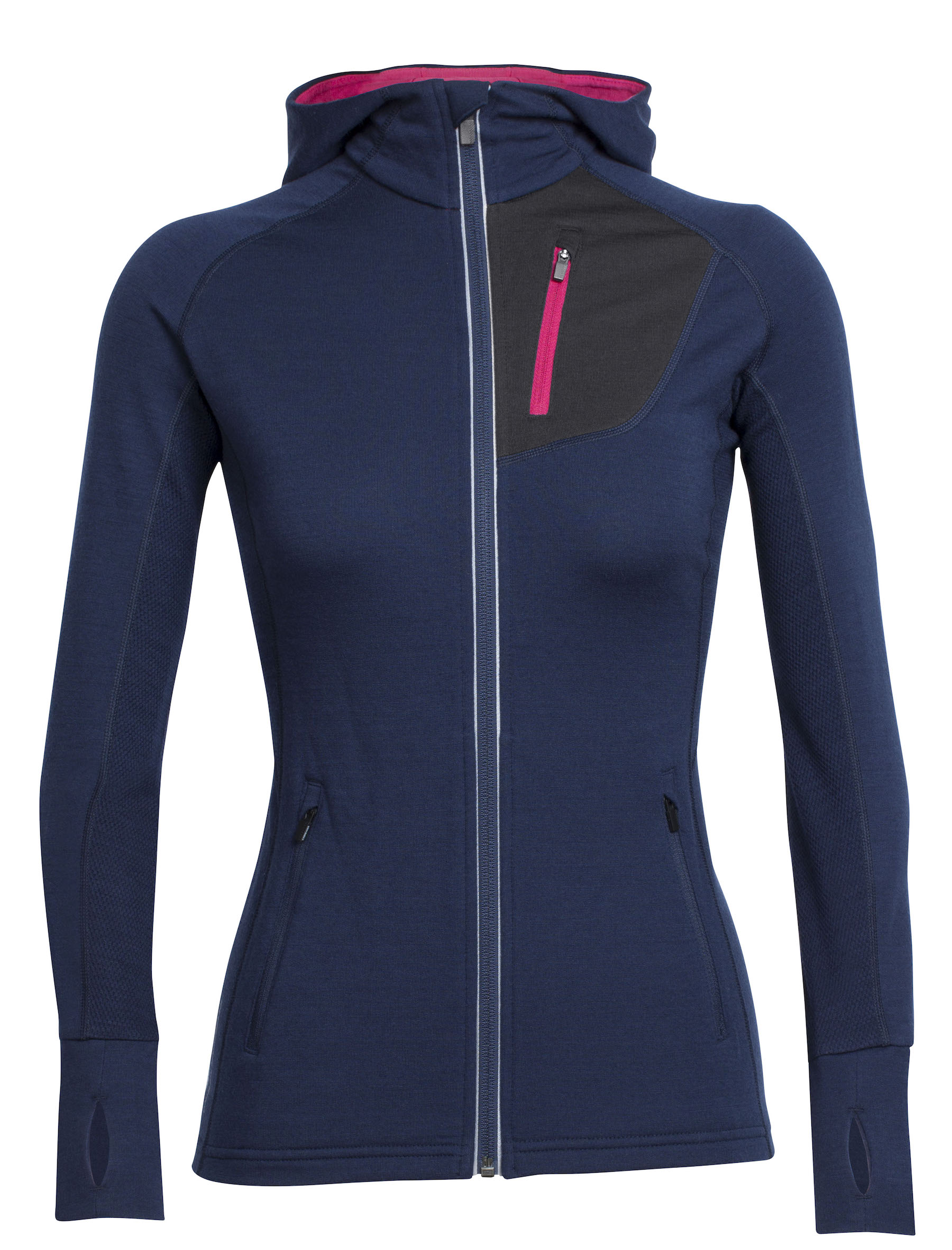 Icebreaker Quantum Long Sleeve Zip Hood - Hoodie - Damen