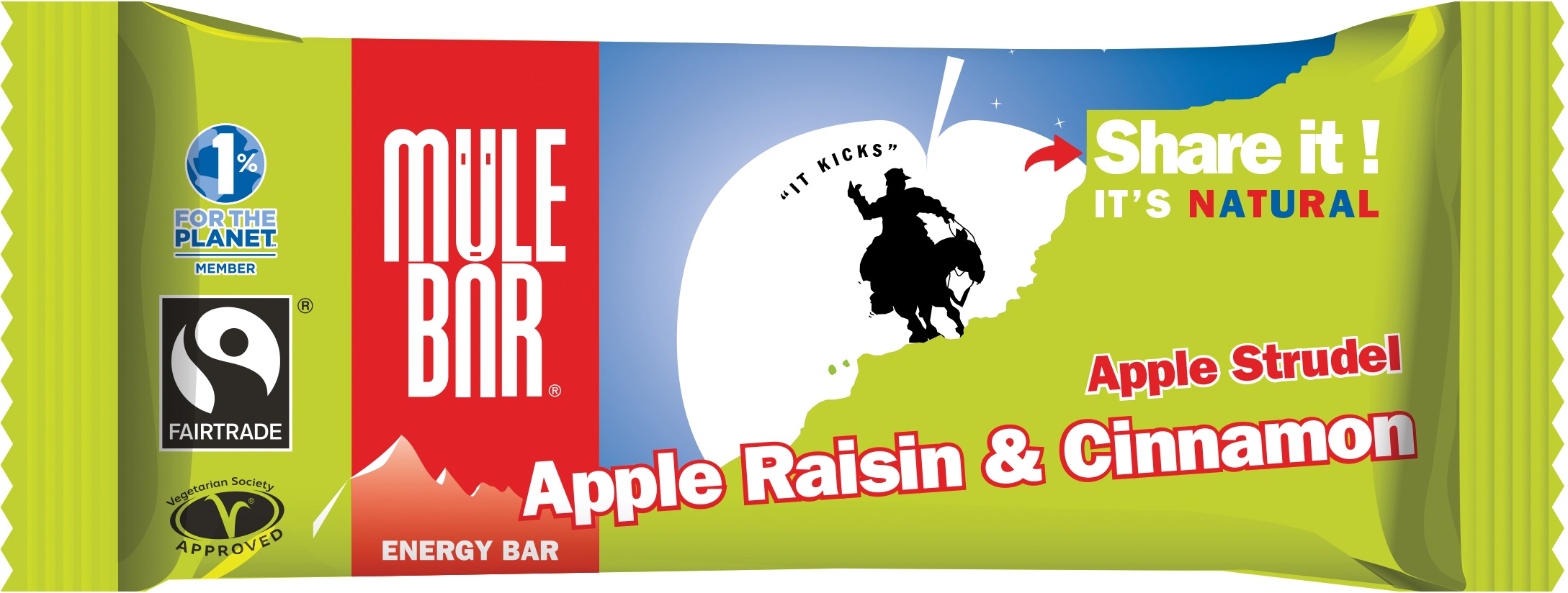 Mulebar Barre énergétique Apple Strudel