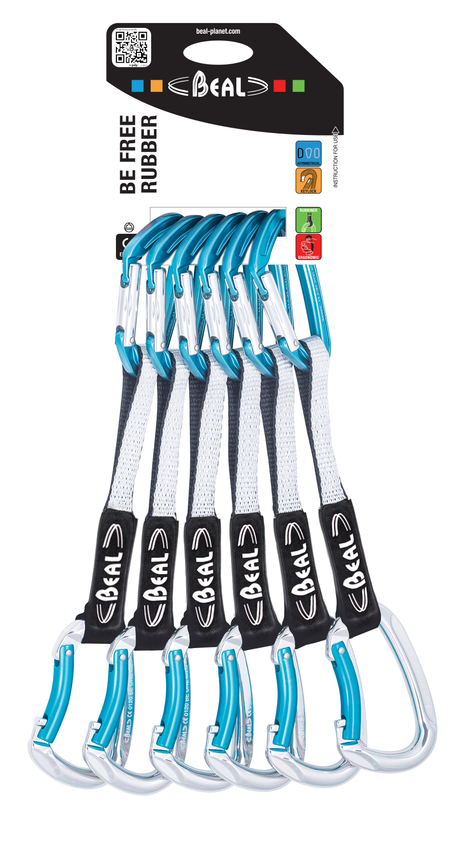 Beal Be Free Rubber - 17 cm - Express-Set