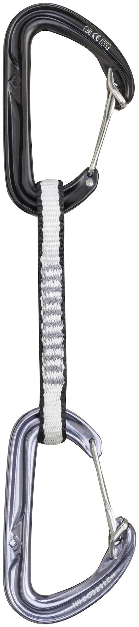 Black Diamond Hoodwire Quickdraw - 12 cm - Express-Set