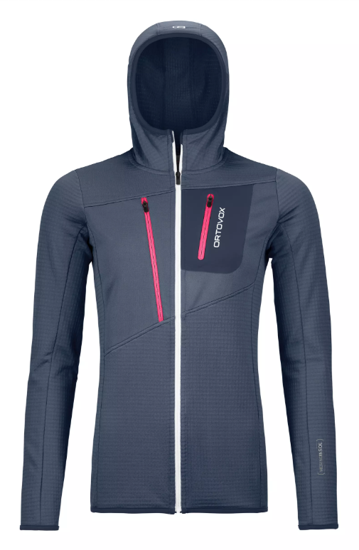 Ortovox Fleece Grid Hoody - Fleecejacke - Damen