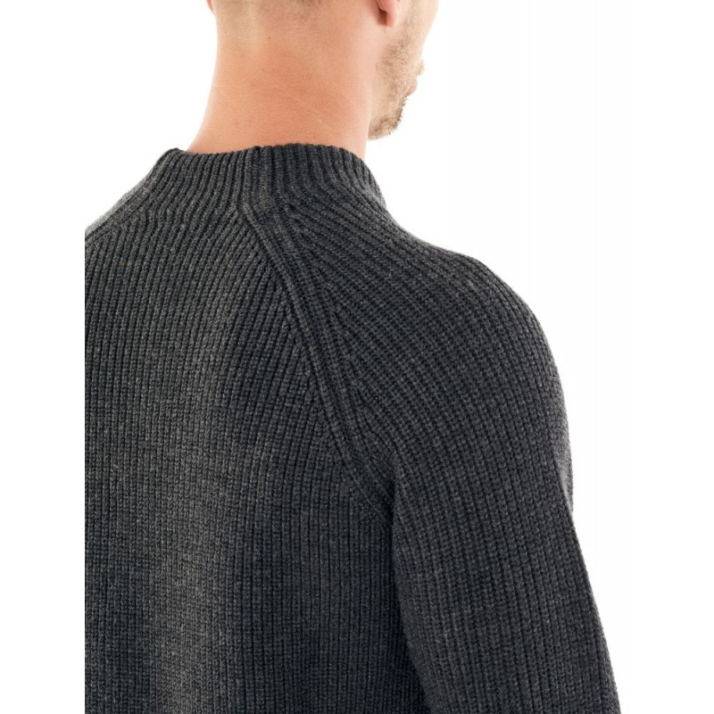 mens funnel neck pullover