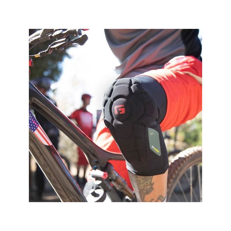 E-Bikes bietet hohen Aufprallschutz und verbesserte Flexibilität Radfahren Schwarz G-Form Pro-Rugged Knieschoner für Mountainbike BMX 