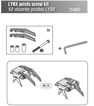 Petzl Kit visserie pour crampons Lynx