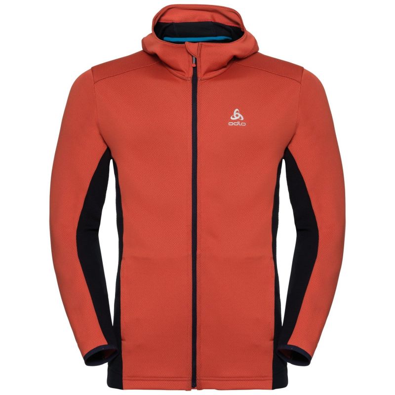 Odlo Hoody Midlayer Full Zip Saikai Jacket Homme