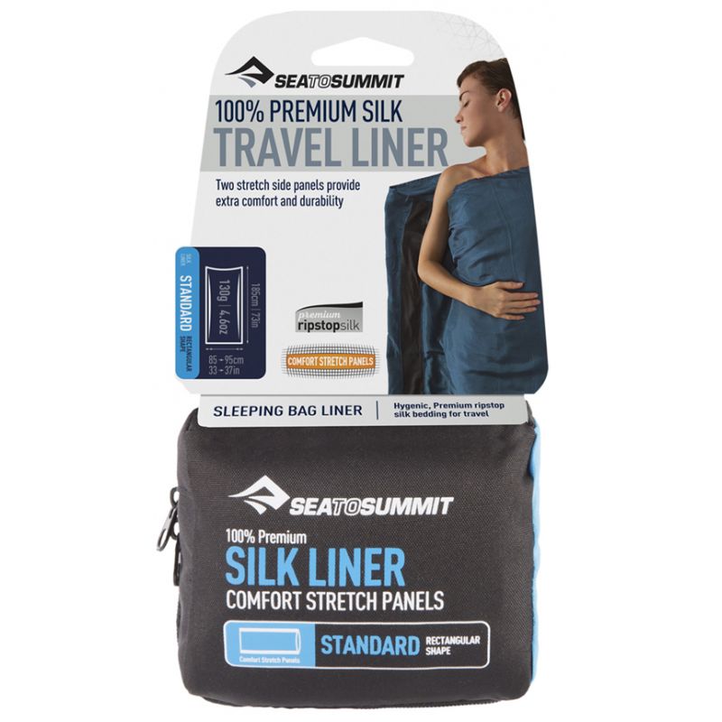 Sea To Summit Silk Liner Rectangular Comfort Stretch Panels Huttenschlafsack Aus Seide Und Baumwolle